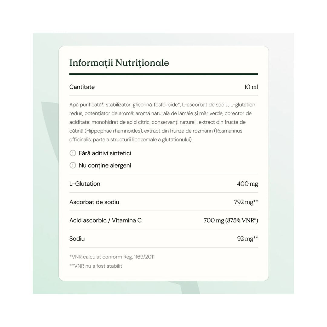 Glutation lipozomal 30 plicuri Byolitic London