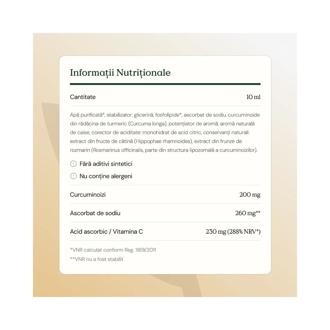 Turmeric Curcumin Lipozomal 30 plicuri Byolitic London