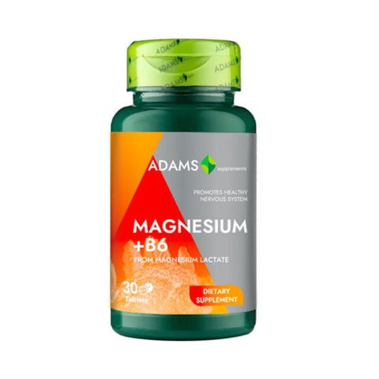 Magneziu + B6 30 caps Adams Vision