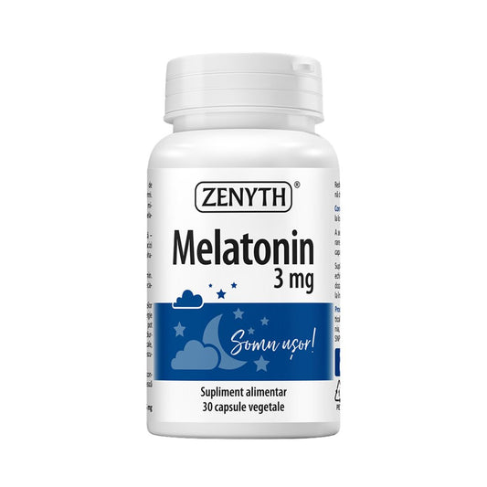 Melatonină 3 mg 30 caps Zenyth