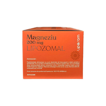 Magneziu Lipozomal 200 mg 30 plicuri Liporom