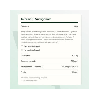 Glutation lipozomal 30 plicuri Byolitic London