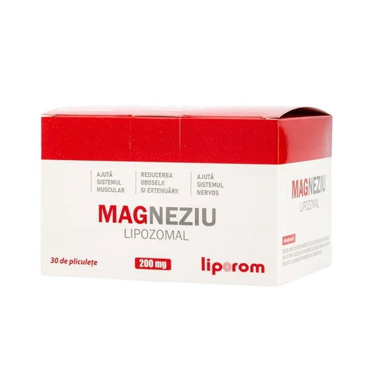 Magneziu Lipozomal 200 mg 30 plicuri Liporom