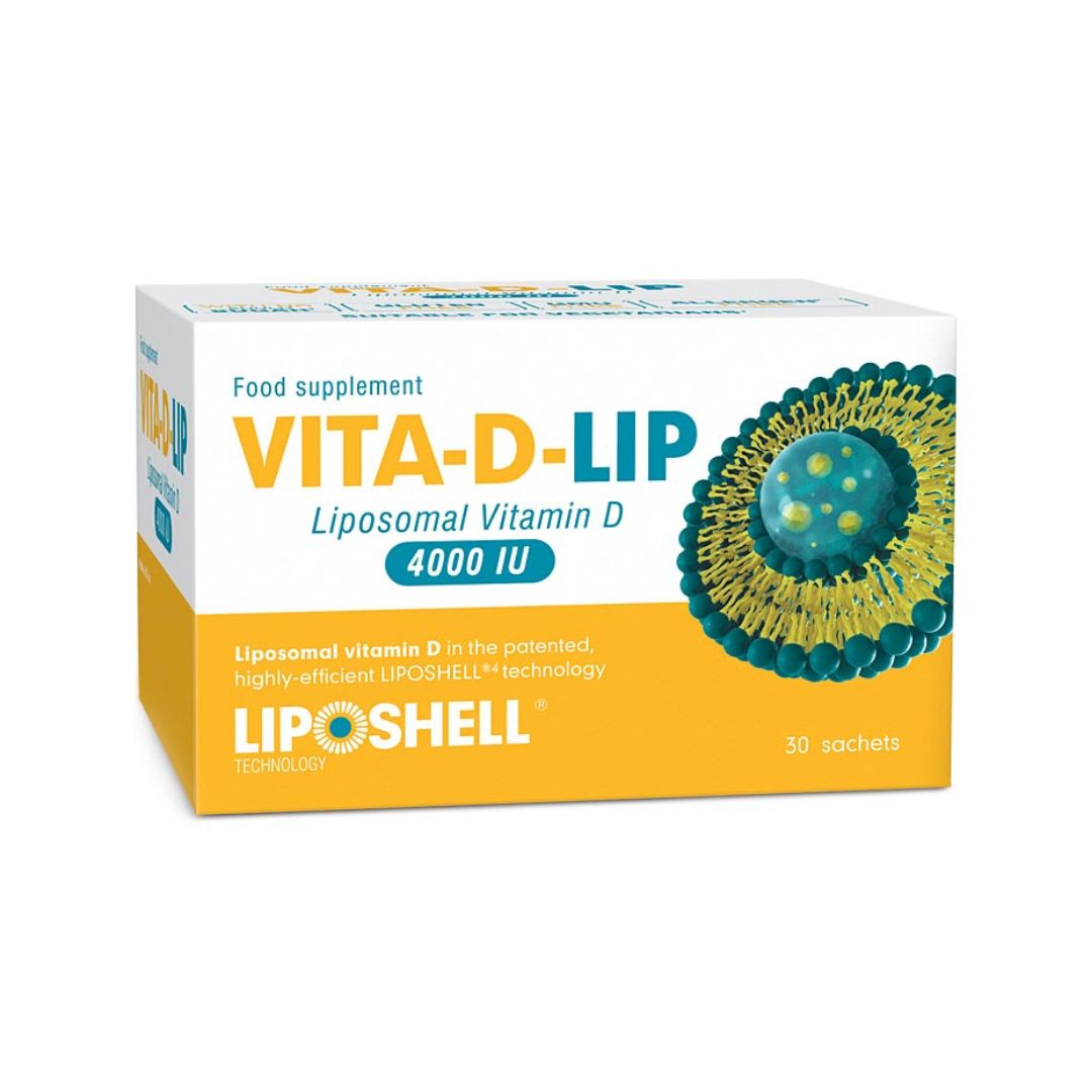 VITA-D-LIP Vitamina D Lipozomală 4000 UI 30 plicuri Liposhell