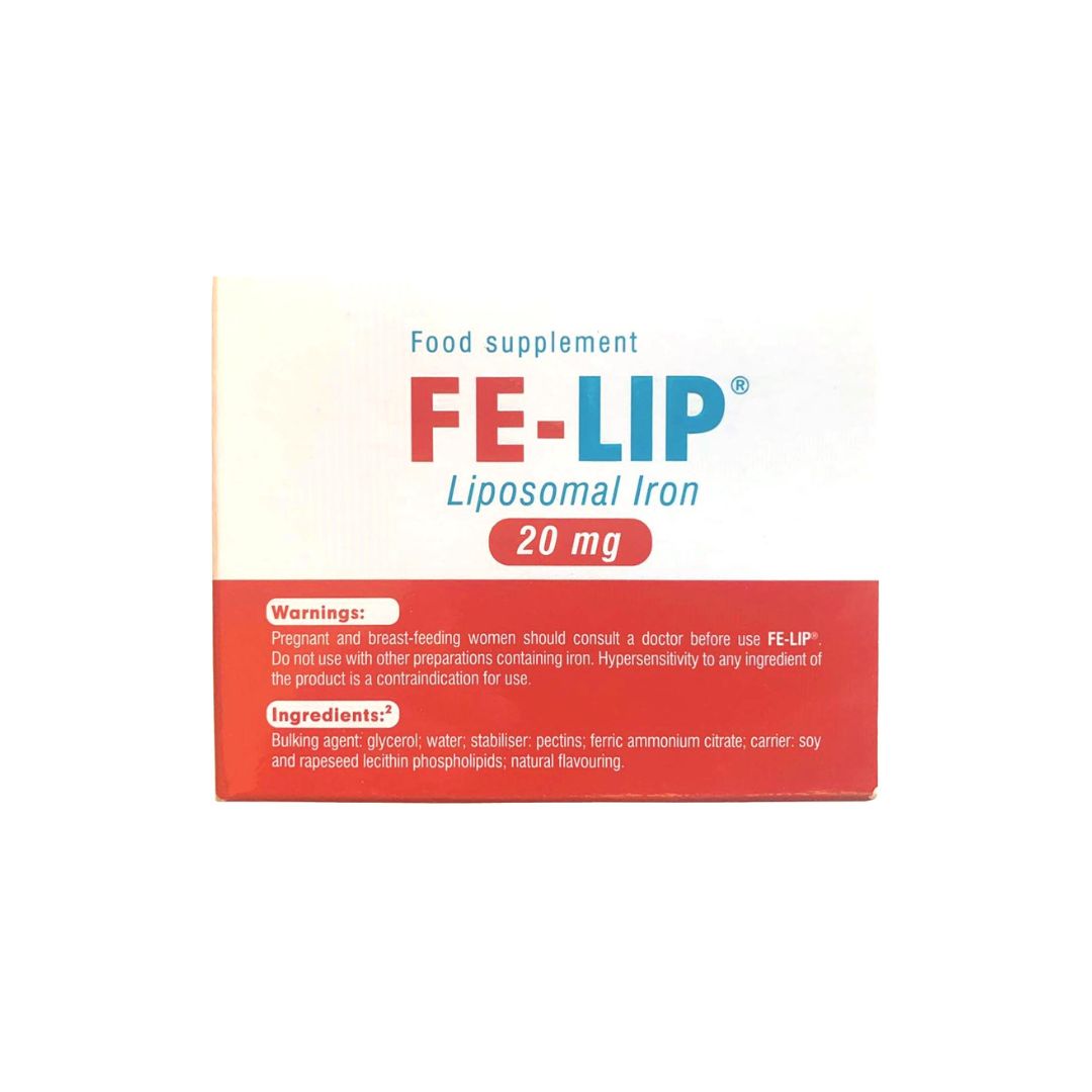FE-LIP Fier Lipozomal 20 mg 30 plicuri Liposhell